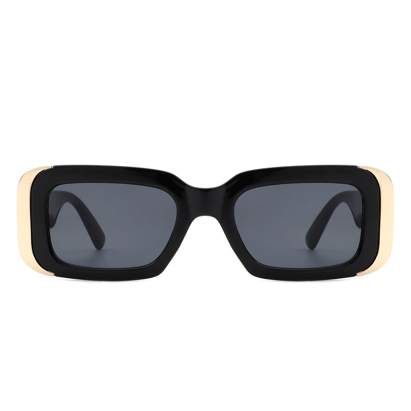 Quixotic - Rectangle Narrow Fashion Tinted Square Sunglasses-3