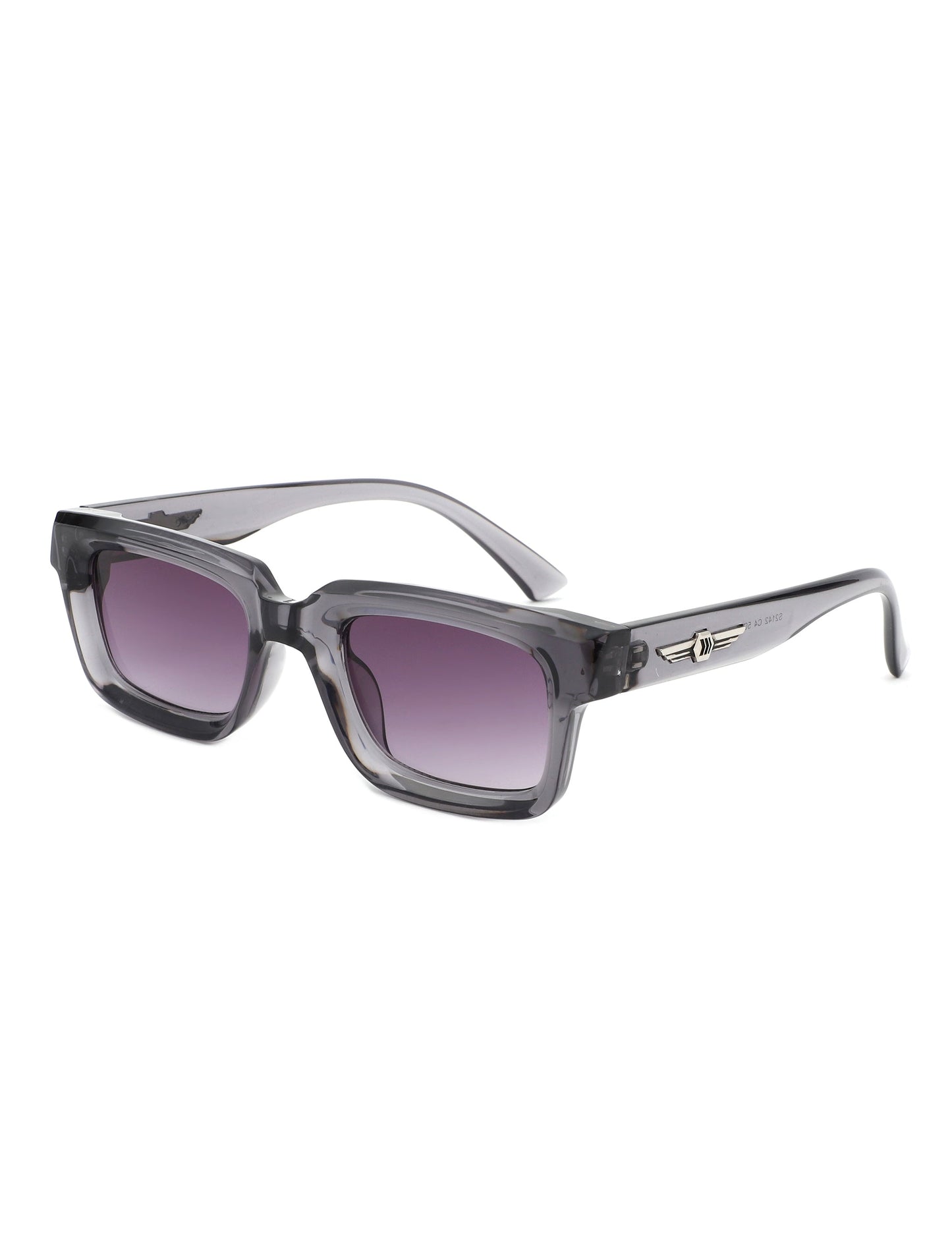 Qeclington - Retro Narrow Square Rectangular Sunglasses-6