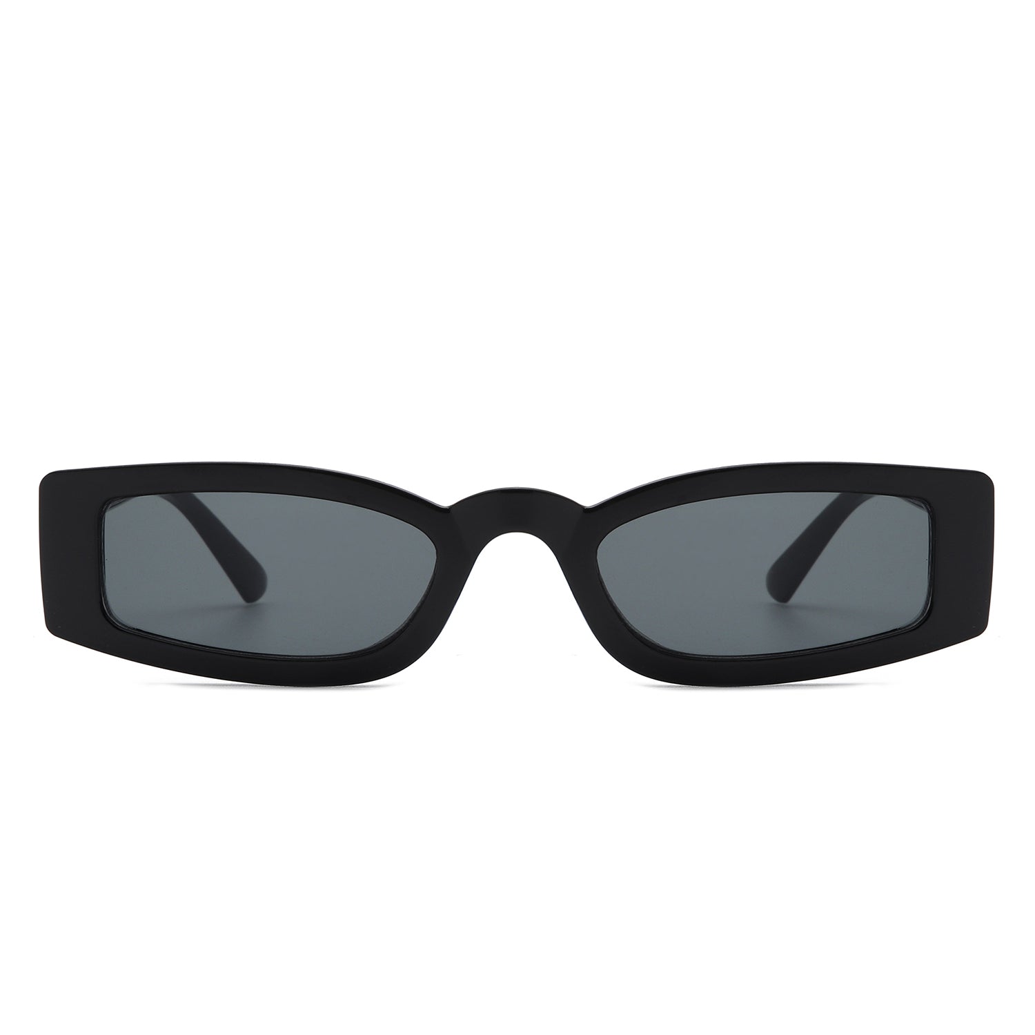 Starzest - Retro Rectangle Slim Tinted Square Narrow Sunglasses-2
