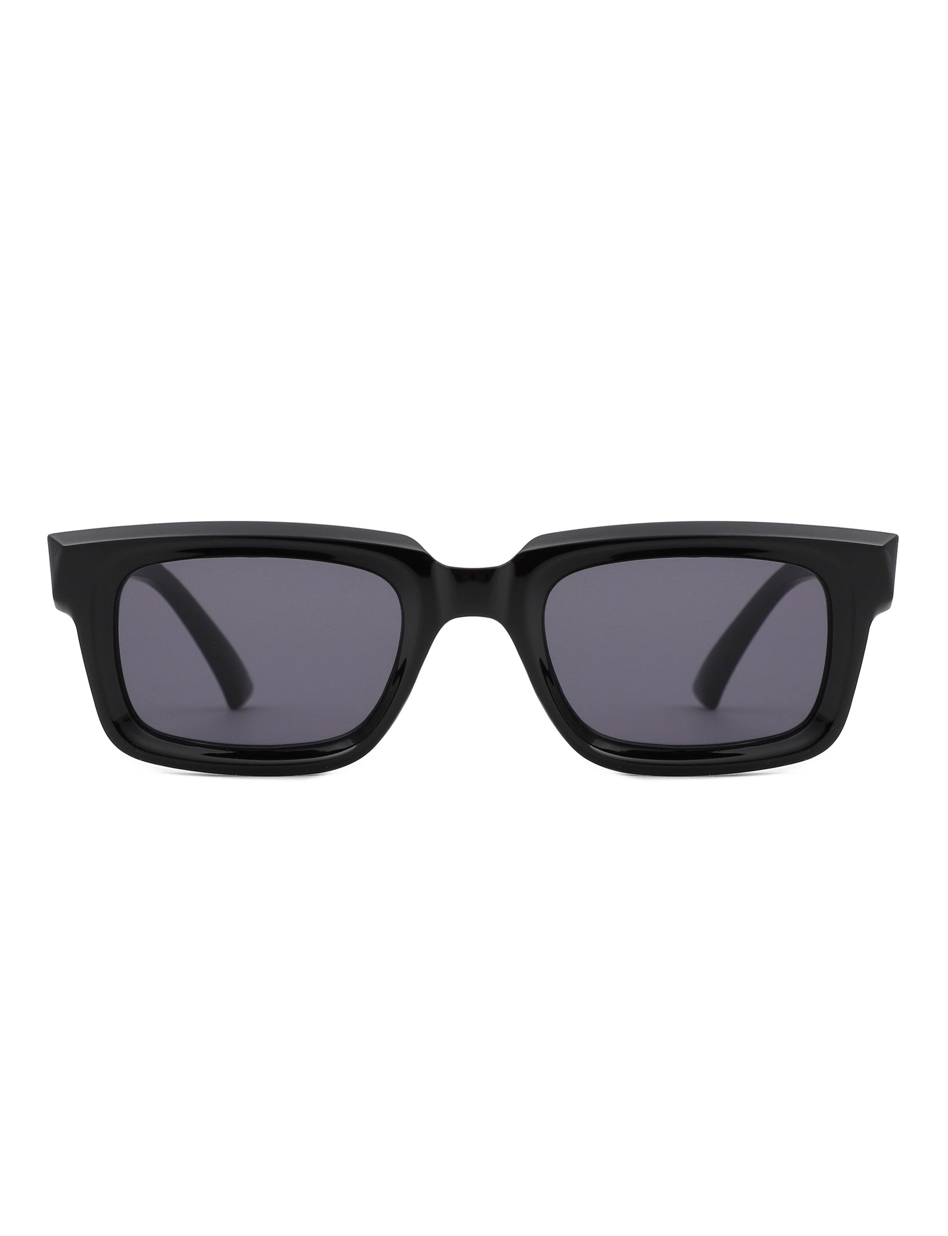 Qeclington - Retro Narrow Square Rectangular Sunglasses-1