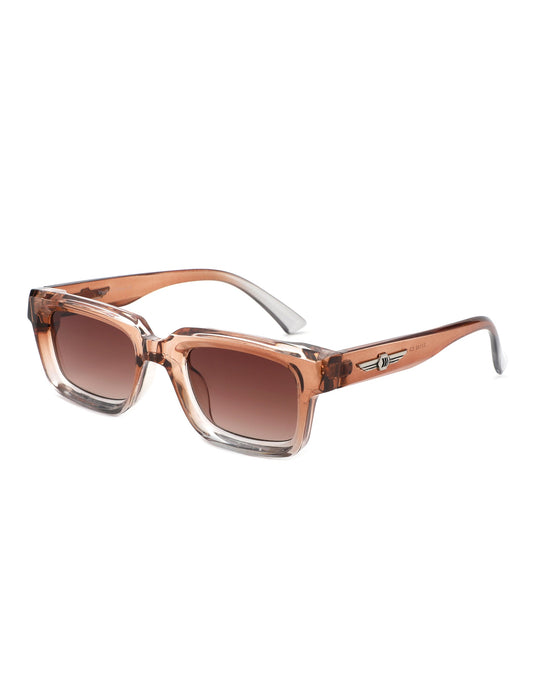 Qeclington - Retro Narrow Square Rectangular Sunglasses-0
