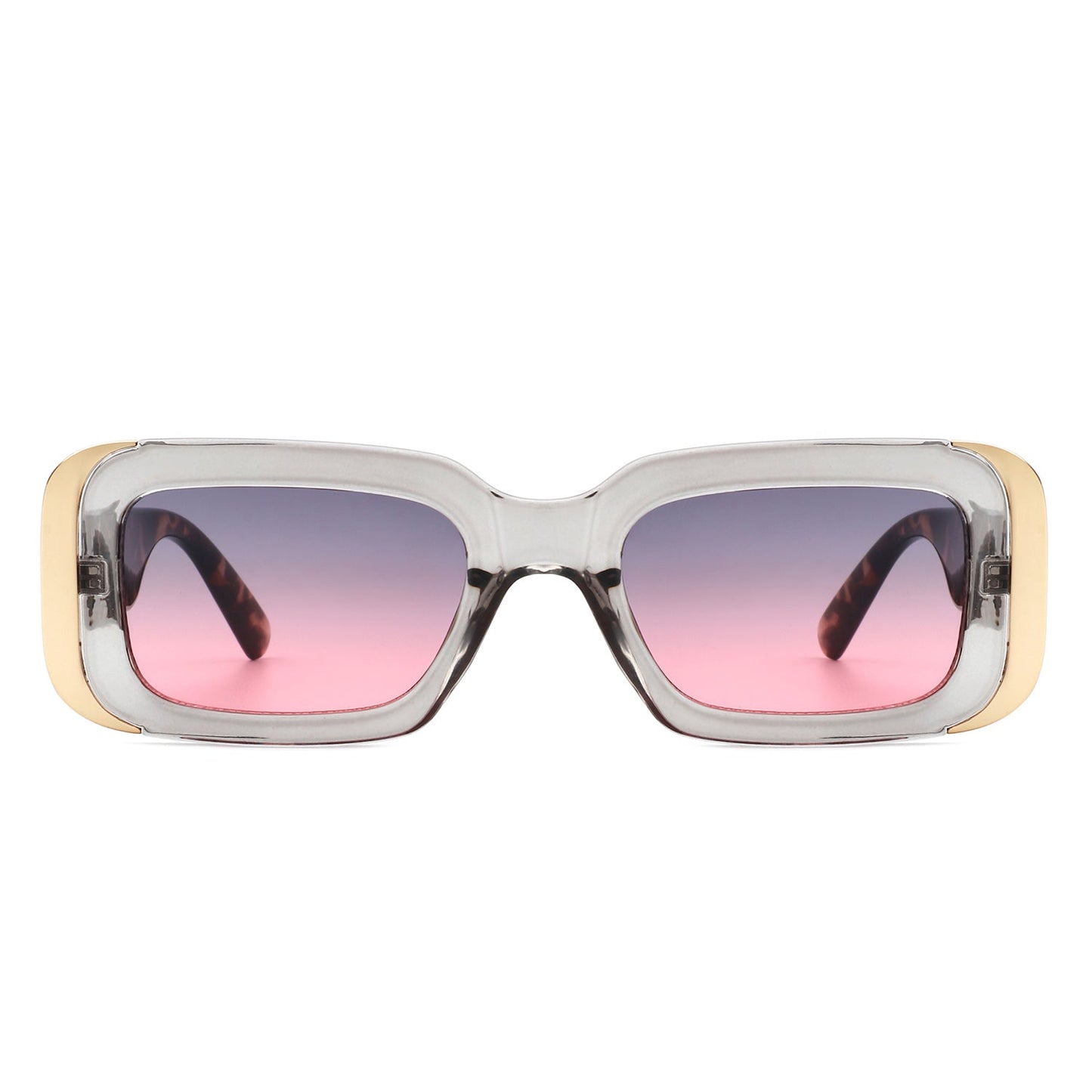Quixotic - Rectangle Narrow Fashion Tinted Square Sunglasses-1