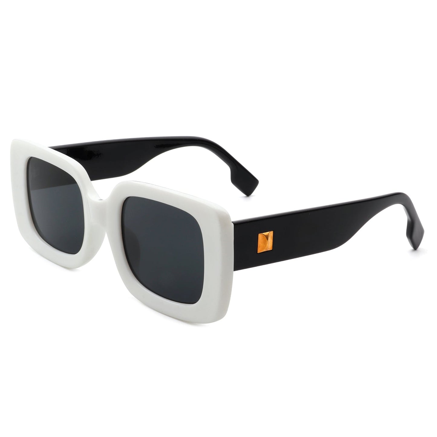 Jadestone - Square Retro Flat Top Fashion Sunglasses-7