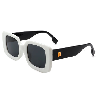 Jadestone - Square Retro Flat Top Fashion Sunglasses-7